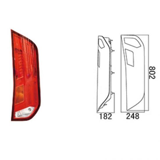 Kinglong Bus Tail Lamp Combination Rear light
